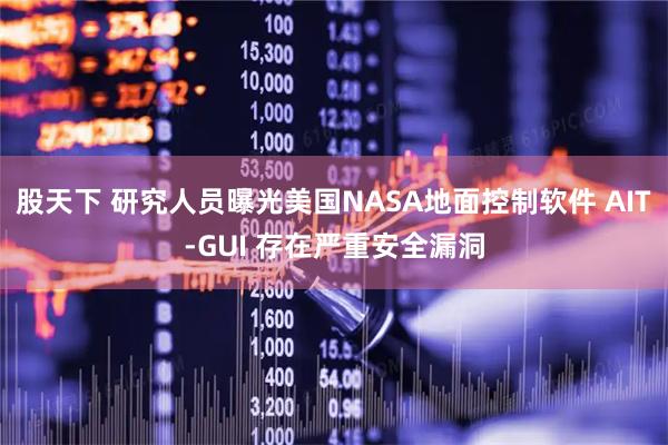 股天下 研究人员曝光美国NASA地面控制软件 AIT-GUI 存在严重安全漏洞